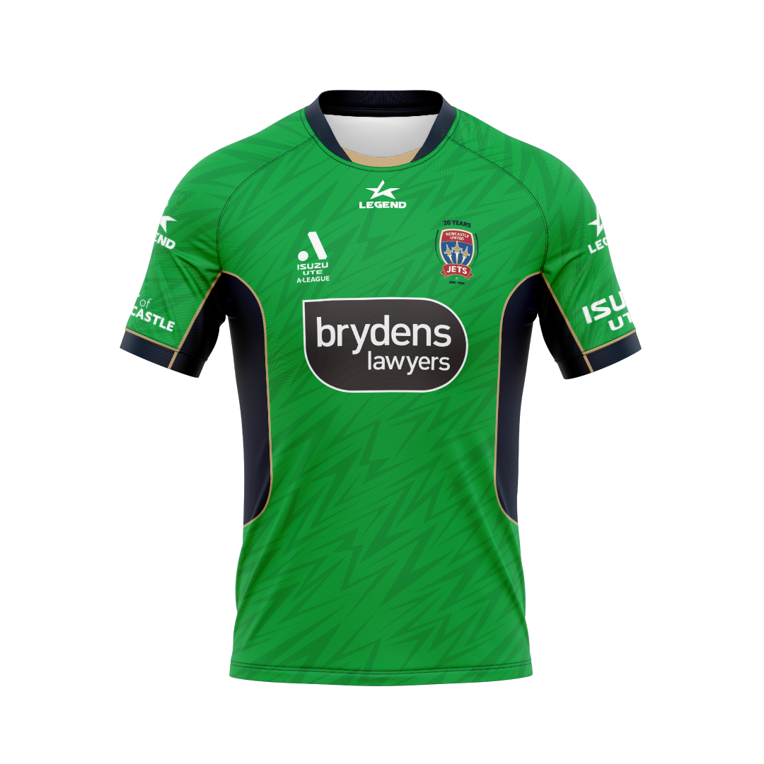 KIDS | Newcastle Jets 24/25 Isuzu Ute A-League Men’s GK Green Jersey