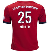 Bayern Munich Muller Youth Home Jersey 18/19