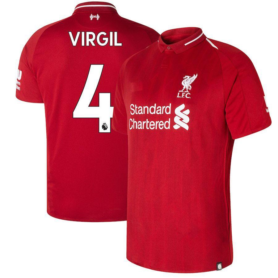 Liverpool Virgil Home Jersey 2018/19