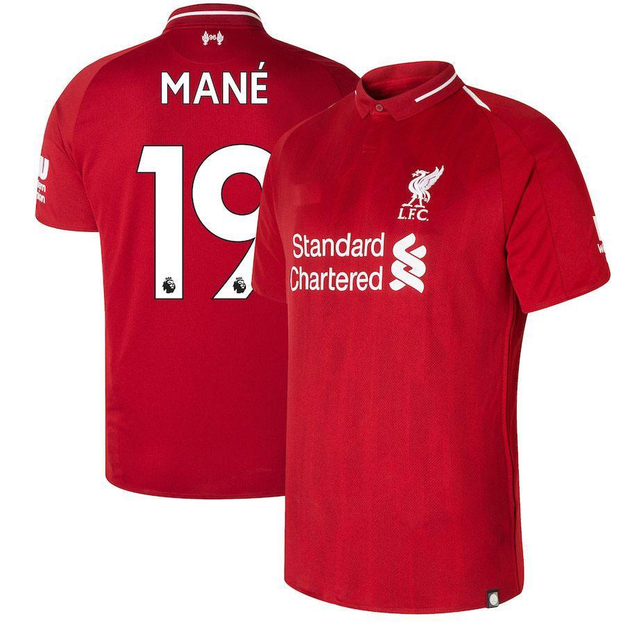 Liverpool Mane Home Player Jersey 2018/19