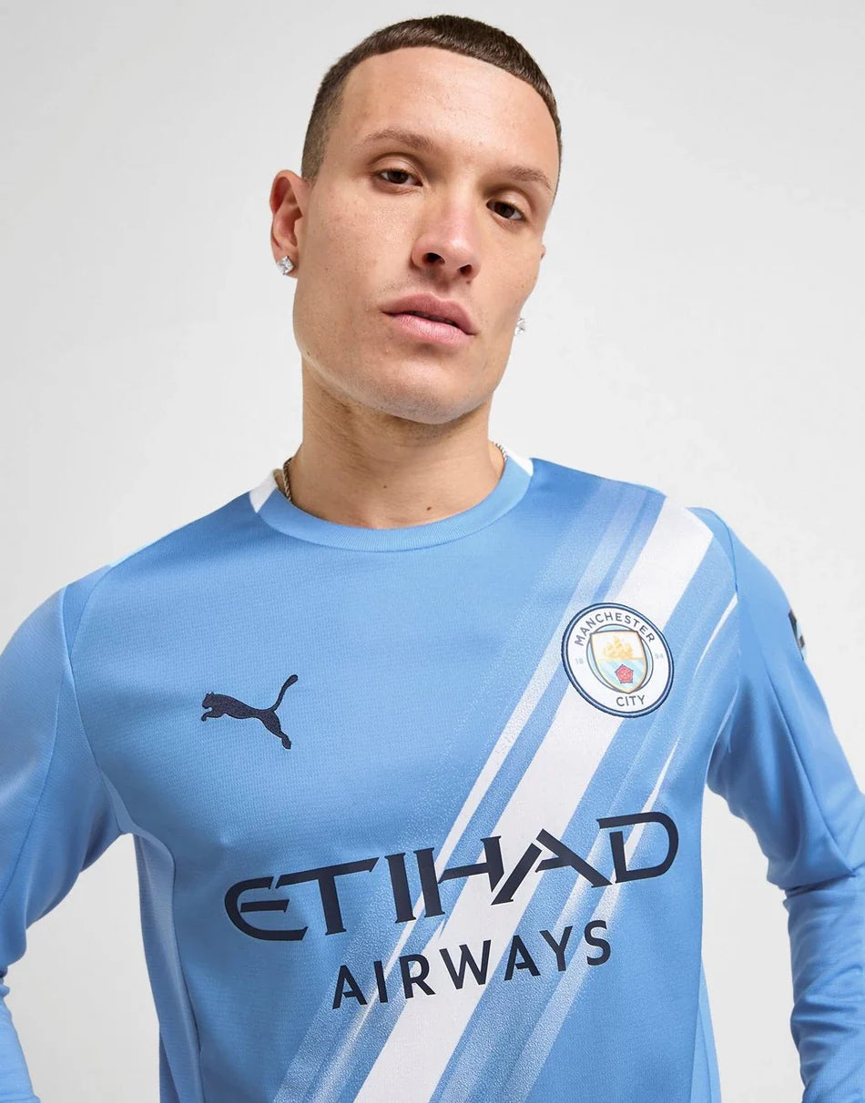 Manchester City Home Long Sleeves 25/26
