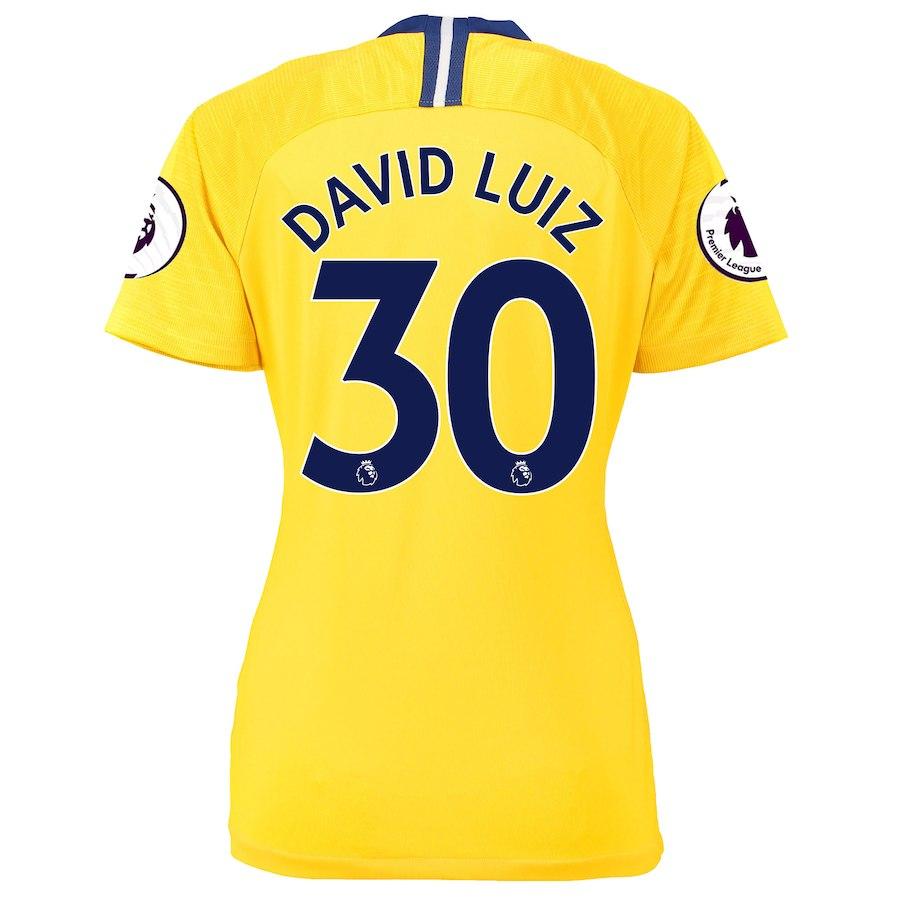 David Luiz Chelsea Women's 2018/19 Away Jersey