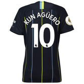 Sergio Aguero Manchester City Women's 2018/19 Away Jersey