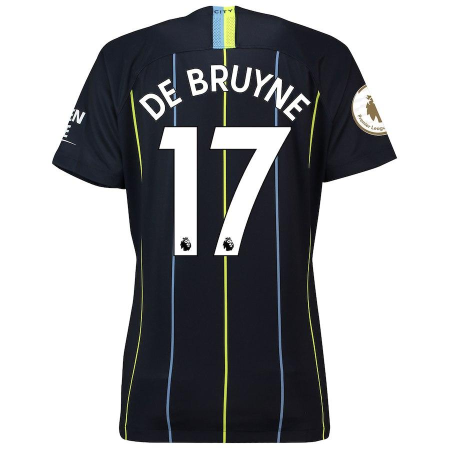 De Bruyne Manchester City Women's 2018/19 Away Jersey