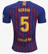 Barcelona Sergio Home Jersey 2018/19