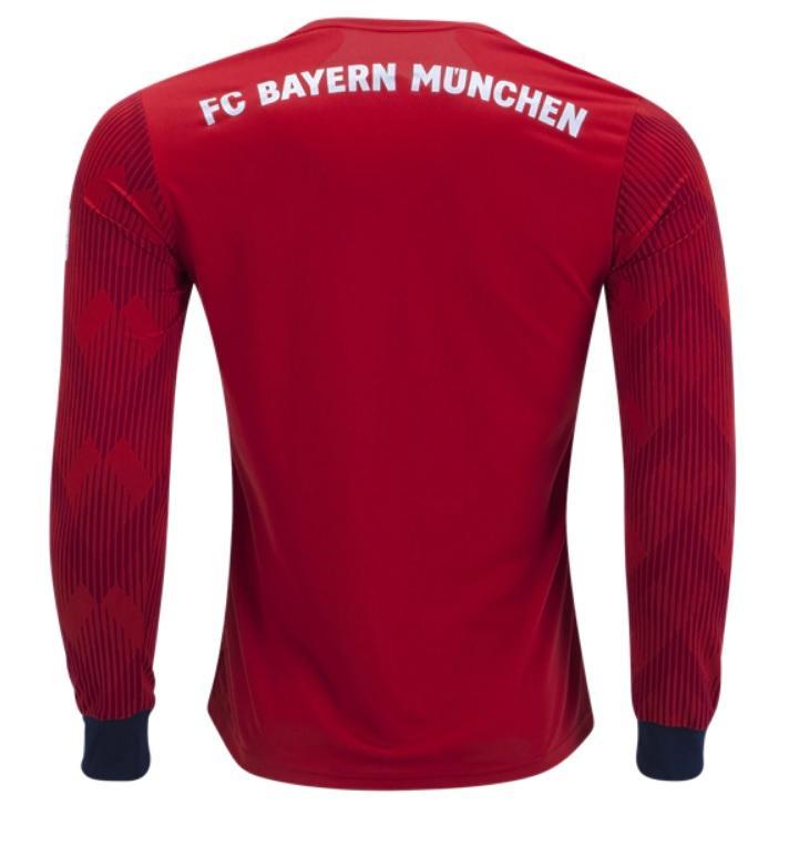 Bayern Munich Long Sleeve Home Jersey 2018/19