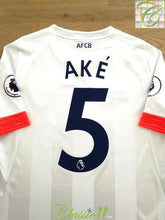 2018/19 Bournemouth Away Premier League Football Shirt Aké #5 (S)