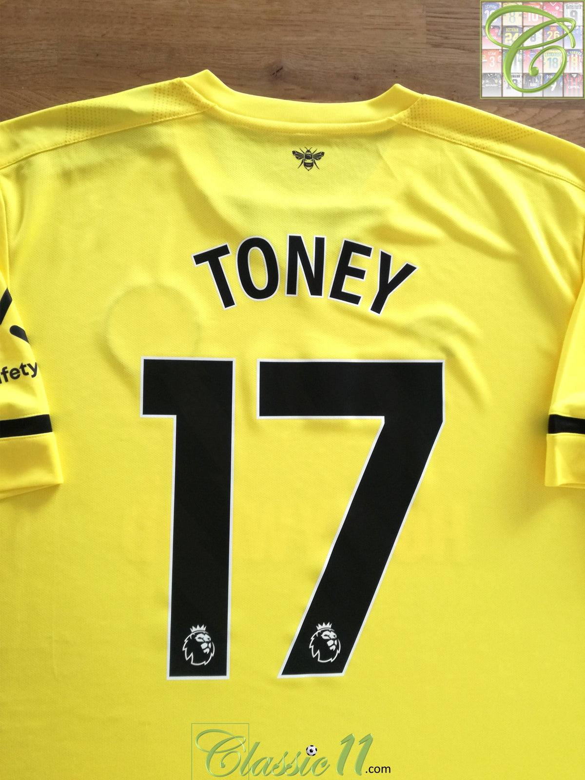 2021/22 Brentford Away Premier League Football Shirt Toney #17 (3XL) *BNWT*