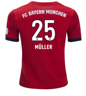 Bayern Munich Muller Youth Home Jersey 18/19