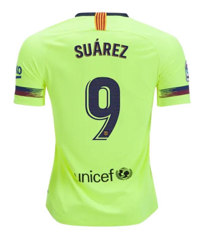 Barcelona Suarez Away Jersey 2018/19