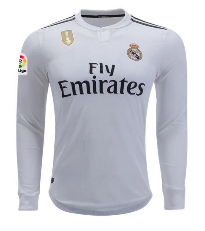 Real Madrid Marcelo Long Sleeve Home Jersey 2018/19