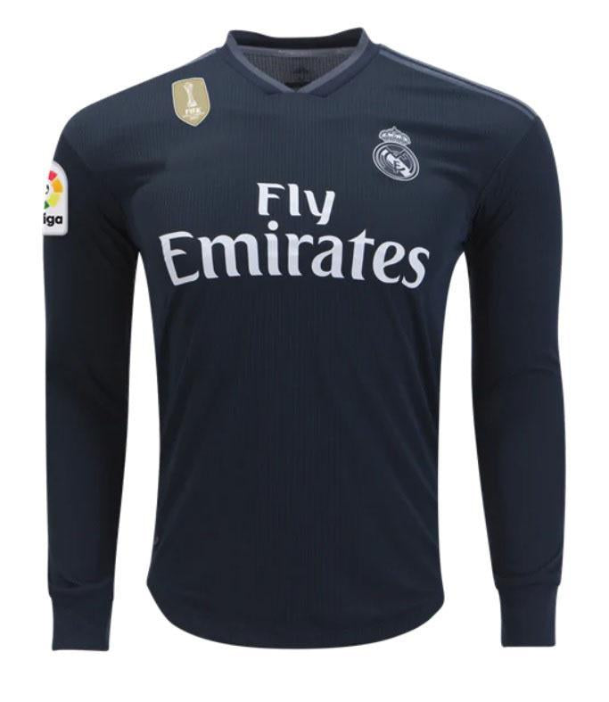 Real Madrid Marcelo Long Sleeve Away Jersey 2018/19