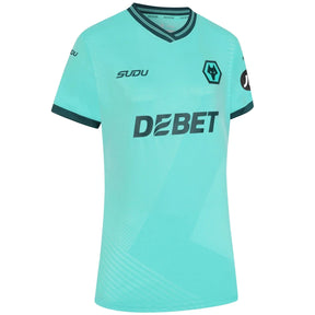 25-26 Wolves Away Shirt - Womens