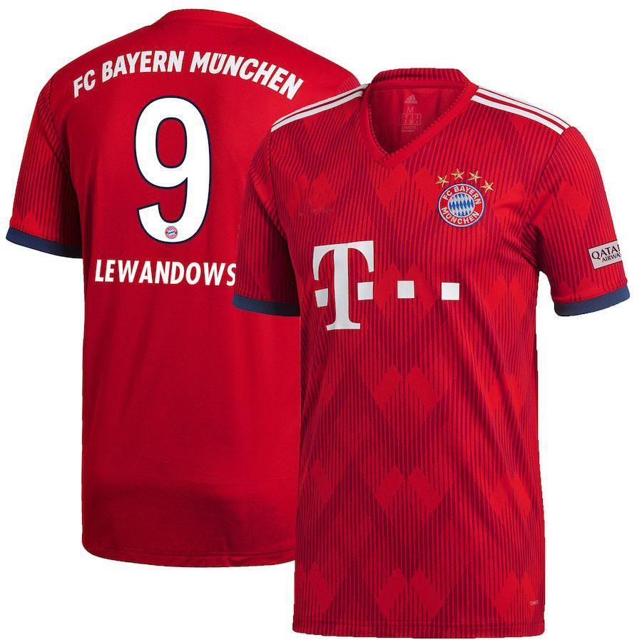 Bayern Munich Lewandowski Home Jersey 2018/19