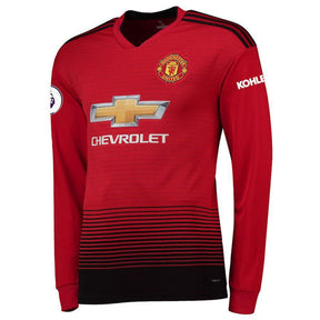Manchester United Valencia Home Long Sleeve Jersey 2018/19