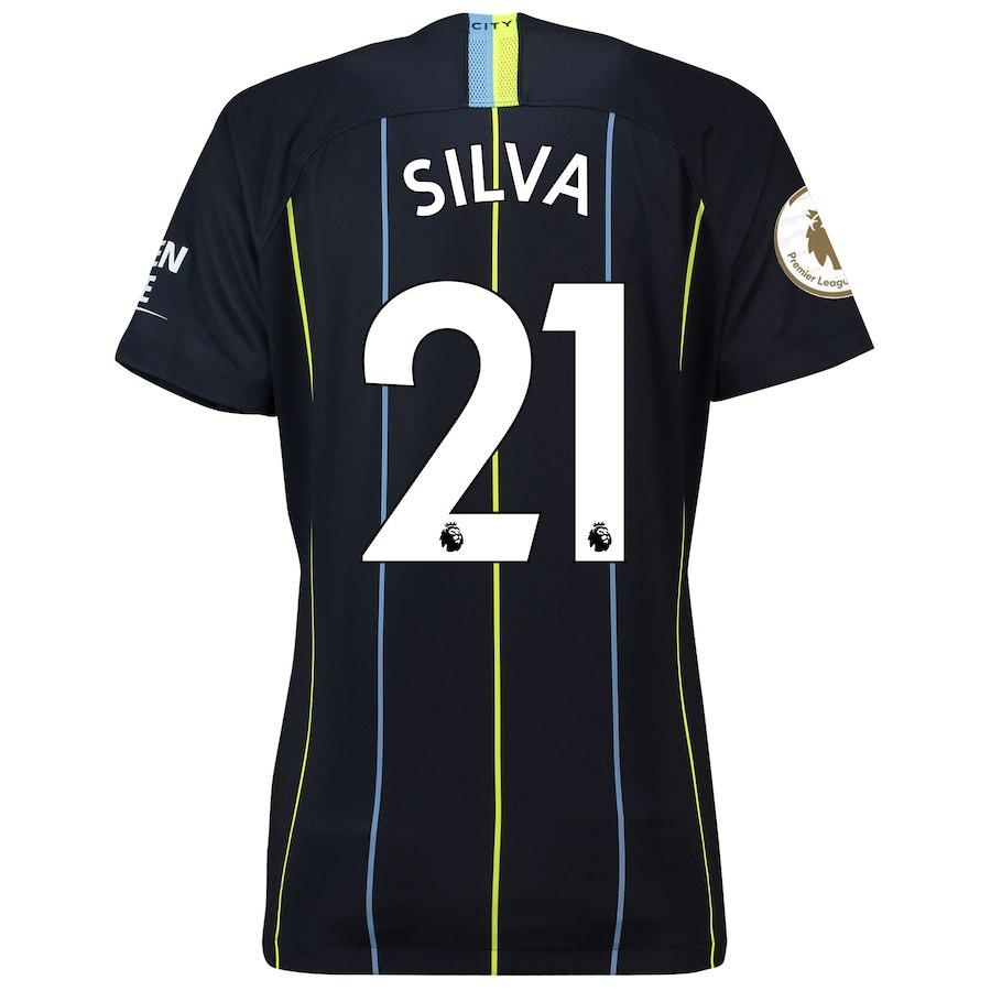Silva Manchester City Women's 2018/19 Away Jersey